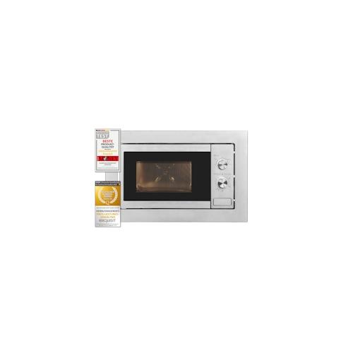 Exquisit Einbau-Mikrowelle EMW10-020 inox | max. 800 W | Garraum 20 l | Inox Front