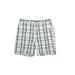 Croft & Barrow Khaki Shorts: Blue Plaid Bottoms - Women's Size 34 - Light Wash