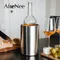Refroidisseur sous vide à double paroi en acier inoxydable, refroidisseur à vin, champagne, bière et glace, 750ml HI, E27