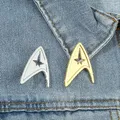 Star Trek Movie Fashion Metal Brooch Fine Simple Design Pins Danemark ge for Clothing Handbag