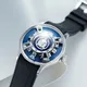 OBLVLO-Montre existent Tout Acier pour Homme CurvMobEngine Star Rotor Super Shoous Blue