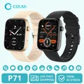 COLMI-Montre connectée P71 pour les hommes et les femmes étanche conforme à la norme IP68 avec