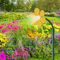 Arroseur de jardin en forme de fleur d'élan arroseurs de cour rotatifs à 720 ° arroseur de pelouse