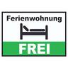 Ferienwohnung FREI Schild A0 (841x1189mm)