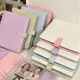 IFFVGX-Macaron A5 K-pop Photocard Binder Strengthening Ple PU Photo Album Idol Picture Cards