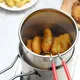 Friteuse Tempura en acier inoxydable marmite à frire poêle jetable passoire fritadeira outil de