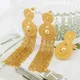Boucles d'oreilles en or plaqué or 18 carats pour femmes ensemble de matiques bijoux éthiopiens