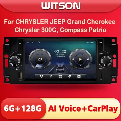 WITSON-Autoradio Android 13 pour Chrysler 300C PT Cruiser Compass Fosot Jeep Dodge Magnum Grand