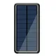 Chargeur solaire pour téléphone batterie externe de secours robuste panneau solaire