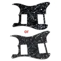 Pickguard de guitare noir 3 plis pour Fender Strat 2 HH Humbucker