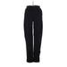 American Eagle Outfitters Khaki Pant Straight Leg Boyfriend: Black Print Bottoms - Women's Size 00