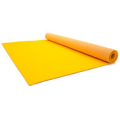 Läufer "PODIUM, Made in Belgium", gelb, B:200cm H:2,6mm L:2300cm, Polypropylen (PP), PRIMAFLOR-IDEEN IN TEXTIL, Teppiche, Breite 200 cm, Nadelfilz, Uni-Farben, ideal für Veranstaltungen Image