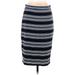 Max Studio Casual Skirt: Black Stripes Bottoms - Women's Size Small