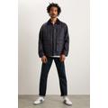 Mens Cord Collar Harrington Jacket