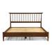 Grain Wood Furniture Mid Century Spindle Bed