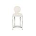 Bohouse Bar Stool Velvet/Metal in Gray/White | 43 H x 18 W x 21 D in | Wayfair BOH-103001-CST