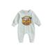 FOCUSNORM Halloween Outfit Newborn Baby Boy Girl Pumpkin Onesie Romper Long Sleeve Jumpsuit Playsuit Fall Clothes