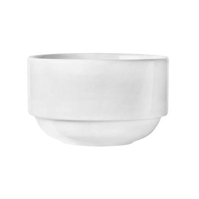 Libbey 840-330-005 10 oz Round Porcelana Bowl - Porcelain, Bright White