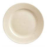 Libbey PWC-45 Cream White Rolled Edge Plate, Princess White, Round