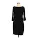 Annalee + Hope Casual Dress - Sheath: Black Solid Dresses - Women's Size Medium