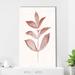 Red Barrel Studio® Red Leaf III by Tava Studios - Painting Canvas in White | 60 H x 36 W in | Wayfair 5CB46AA7B16A4CB8A578800D11D490ED