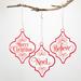 The Holiday Aisle® 3 Piece Merry Holiday Wall Décor Set Metal in Gray/Red | 10.25 H x 7.75 W x 0.5 D in | Wayfair 8016D1F38C3A41F09CEE96A5C9C3EAE0