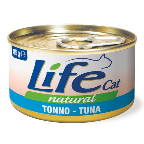 12x85g LifeCat Adult Thunfisch Katzenfutter nass