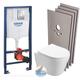 Grohe - WC-Pack Vorwandelement Rapid sl + Swiss Aqua Technologies Infinitio wc ohne Spülrand +