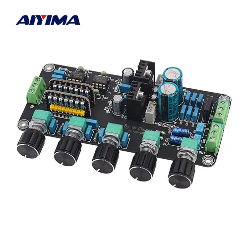 AIYIMA Pre-verstärker Ton Bord UPC4570C OP AMP Stereo Vorverstärker Volume Tone Control Super