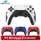 GAMINJA Wireless Controller Bluetooth Gamepad Doppel Vibration 6 Achsen Joypad Touchpad Mikrofon Kopfhörer Port Für PS4 PS3 PC