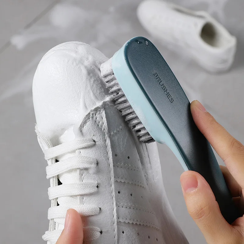 1pc Schuh Reinigung Pinsel Kunststoff Kleidung Schrubben Pinsel Haushalts Reinigung Werkzeug Image