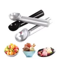 LMETJMA Nonstick Anti-Einfrieren Eis Scoop Aluminium Eis Löffel Melone Ball Cookie Teig Scoop Ice