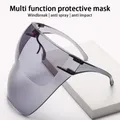 Radfahren Maske doppelseitige Beschichtet Anti-nebel Gesicht Bildschirm Winddicht Brille