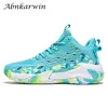 Sommer Herren High Top Basketball Schuhe Männer Turnschuhe Mesh Atmungsaktiv Bequem Große Größe 47