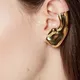 Punk Vintage Schlange Kristall Ohrclip Ohr stecker für Frauen Mädchen Ohr knochen Clip Mode Ohrring