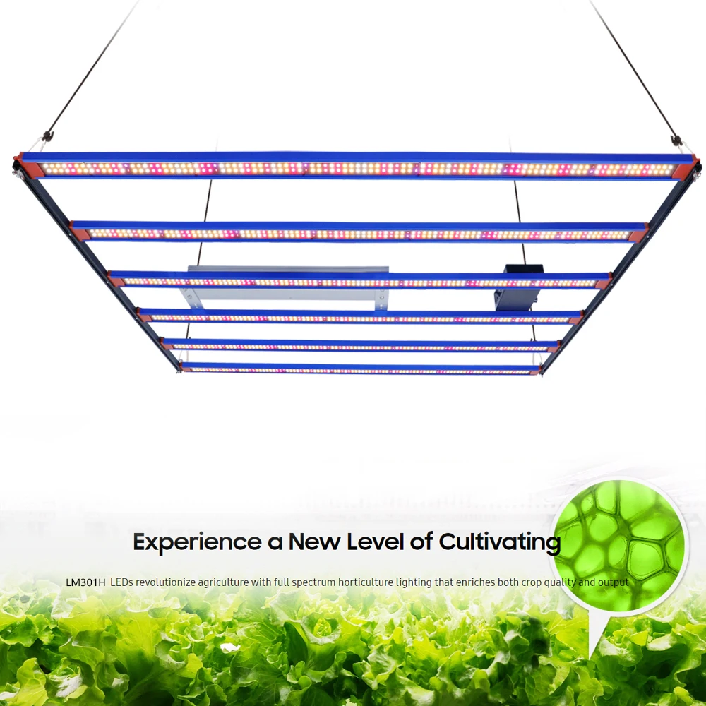 1000W LM301H EVO 650W Vollspektrum LED-Pflanzenlampe mit UV-IR-Funktion zum Ein- und Ausschalten für Indoor-Pflanzenzelte, Pflanzenwachstum, Phyto-Lampe