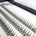 Fishtail type lashes L Curl Super Cluster Eyelash Extension Natural Mink Eyelash Individual Lashes