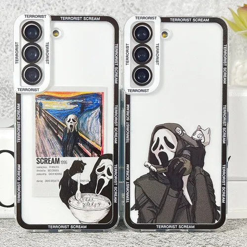 Fall für xiaomi 13 redmi note 9 10 11 12 11t 12t poco x5 x4 x3 nfc pro cove gruseliges schreien