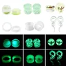 2Pcs Glow In The Dark Silikon Ohr Stecker Und Tunnel Piercing Expander Piercing Tunnel Ohr Tunnel