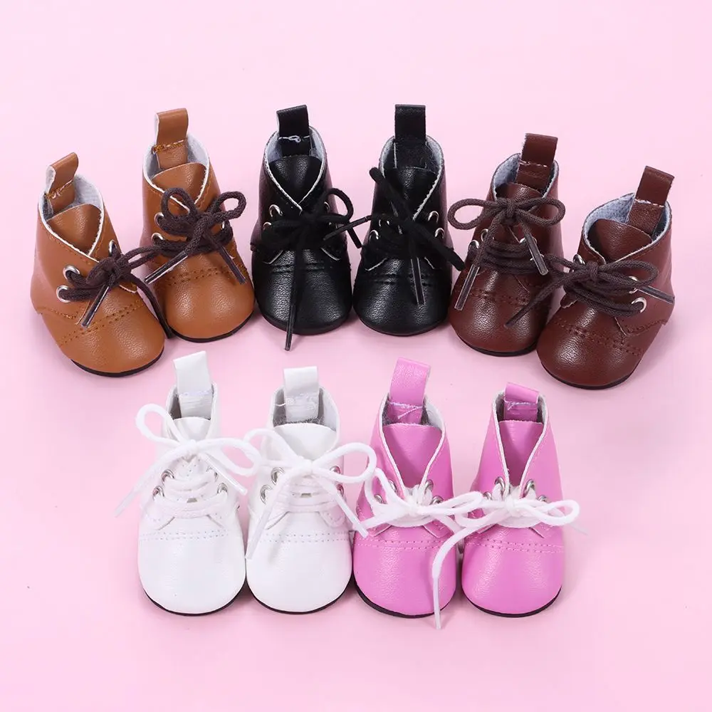 5-5,5 cm Puppen stiefel Minis chuhe für 20cm Plüsch puppe für Zubehör Puppen schuhe Puppenhaus Wechsel kleidung Spiel Spielzeug Puppen stiefel