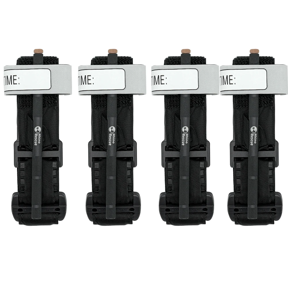 Rhino Rhino Tourniquet Taktisch verstärkt mit Metallanwinde, Nähte Trauma Combat Spinning Notfall Tourniquet Image