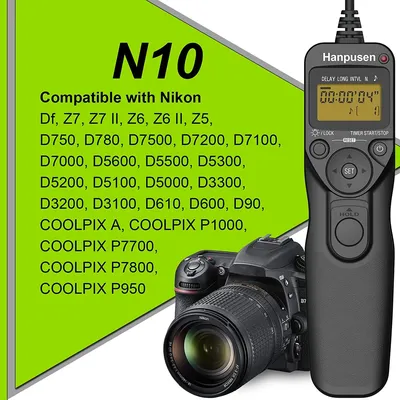 Timer Remote Schalter Multi-Funktion Fernbedienung Kabel für Nikon mit DC2 Verbindung Z5 Z7II Z6II