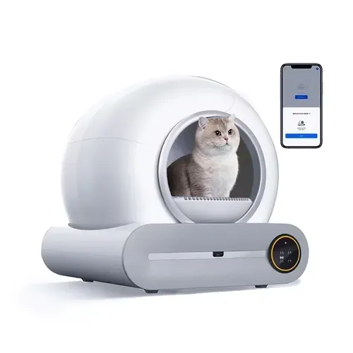 Tonepie Automatische Smart Katzenstreu Box Selbst Reinigung 65L App Control Pet Katzen Wc Wurf