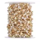 1meter Perlen Kette KC Gold Imitation Perle CCB Herz Stern Perlen Kupfer Kette für Armbänder