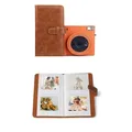 80 taschen Retro PU Fotoalbum Fit Für Instax Platz Film Für Fujifilm SQ1 SQ6 SQ20 SQ10 SP3 Kamera