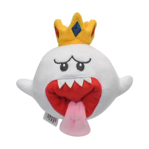 17cm Super Mario König Boo Plüsch Puppen Anhänger Spielzeug Neuheit Nette Anime Abbildung Cartoon