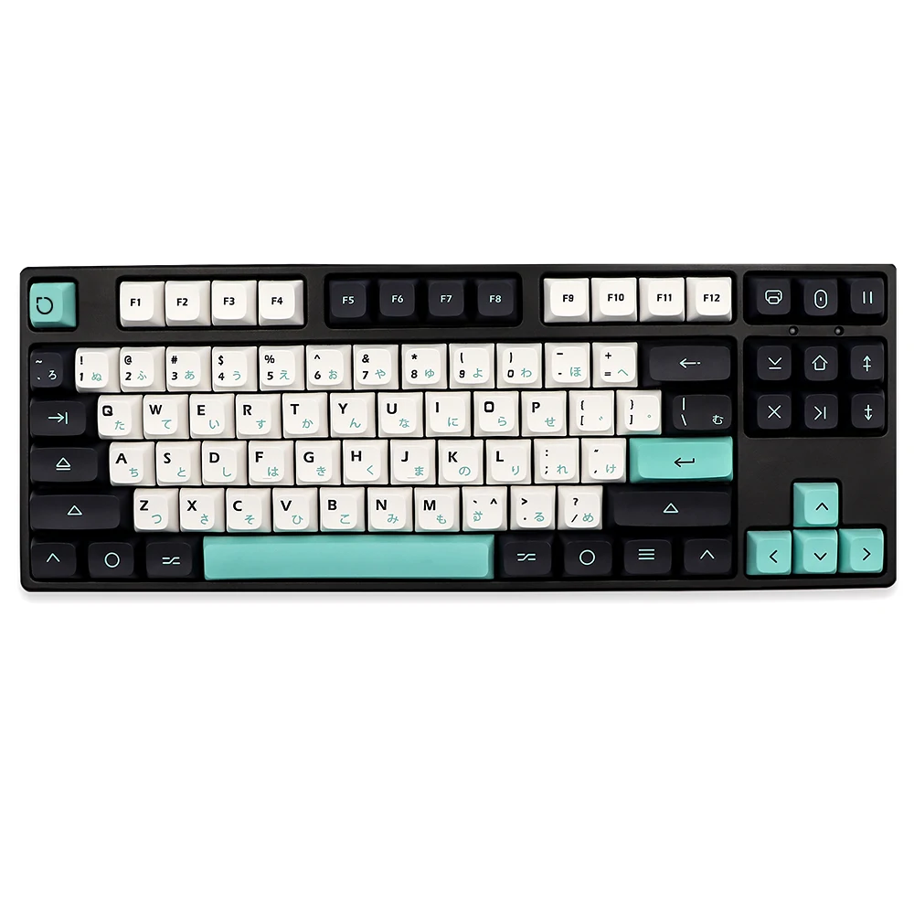 Geoma Keycap pbt XDA Japanisch Korean DE FR ES AZERTY Key Cap For dz60/RK61/gk64/68/84/980 Keyboard gmk Keycaps Alice Space bar Image