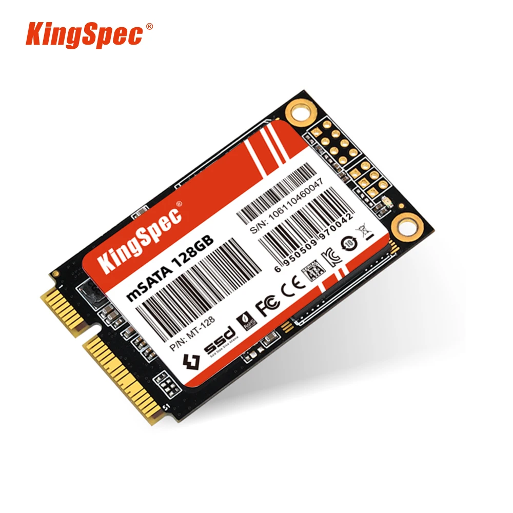 KingSpec mSATA SSD 128 GB 256 GB 512 GB SSD 1 TB HDD Mini PCIe Internes Solid State Drive Disk SSD Mini SATA für Dell Notebook PC Image