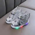 Кроссовки Flügel Kinderschuhe Mode Frühling Herbst Glühen blinken LED Schuh Kinder koreanischen Stil