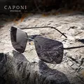 CAPONI reines Titan photo chrome Sonnenbrille randlos polarisiert fahren Herren Sonnenbrille